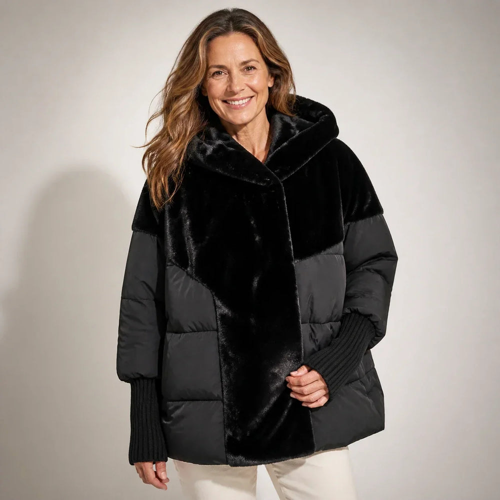 Matylda | Kurtka oversize z kapturem