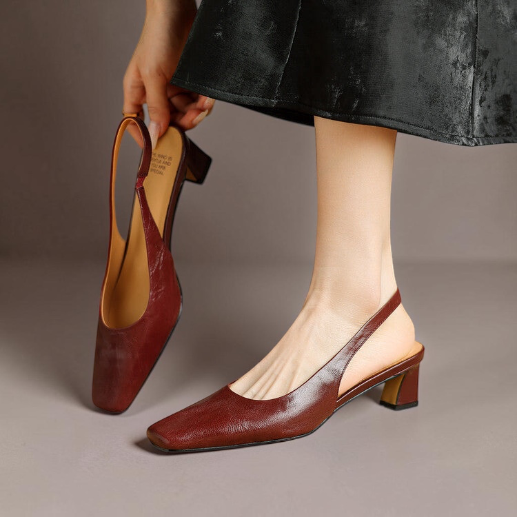Iga | Czółenka slingback na słupku