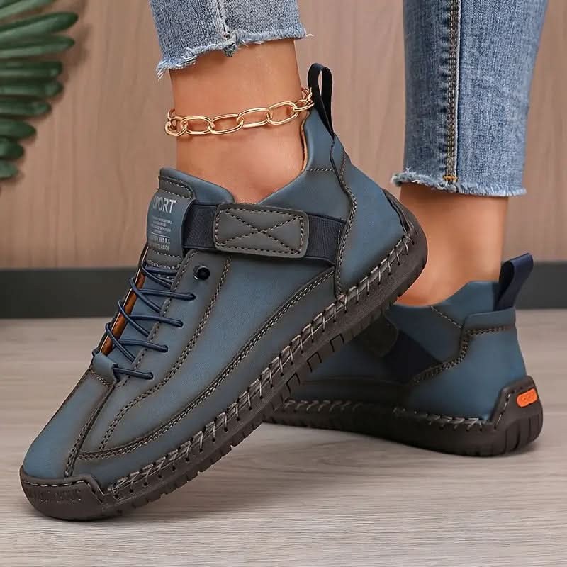 Inga | Wsuwane sneakersy z szerokim noskiem