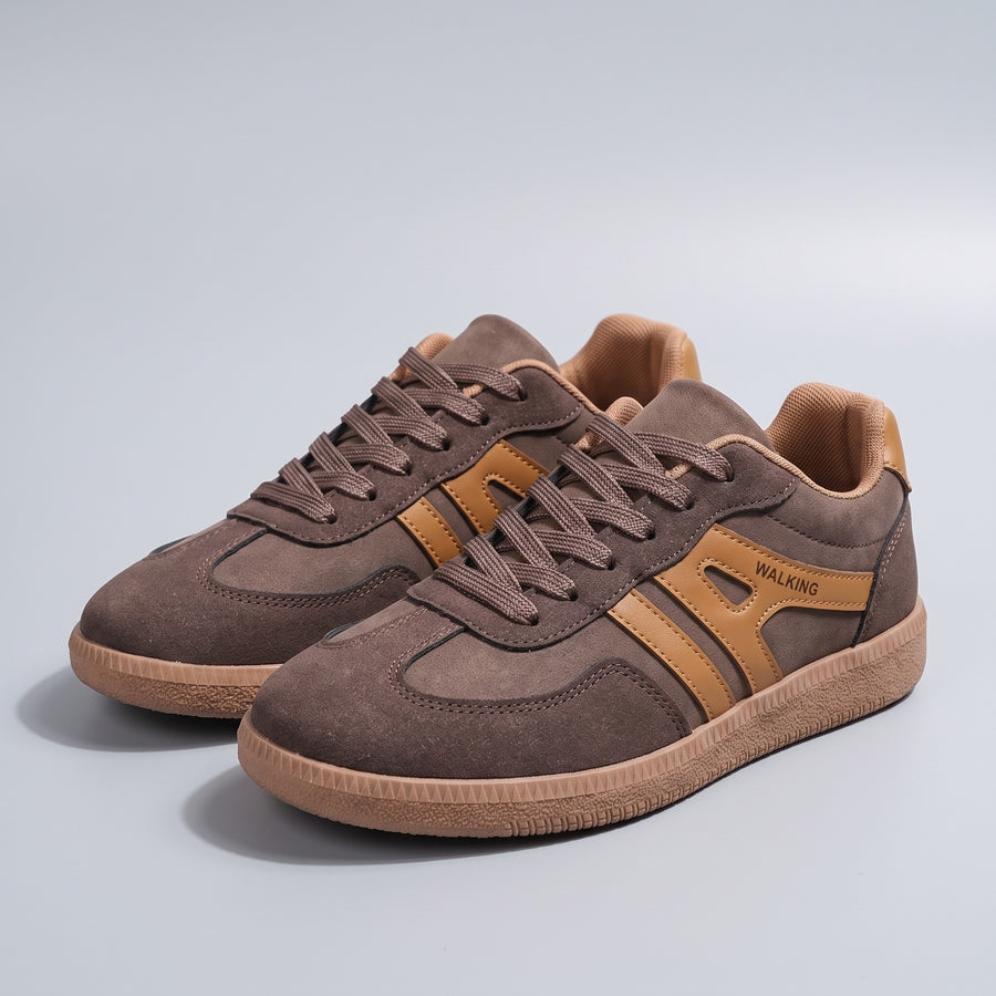 Janina | Sneakersy retro z paskiem po boku