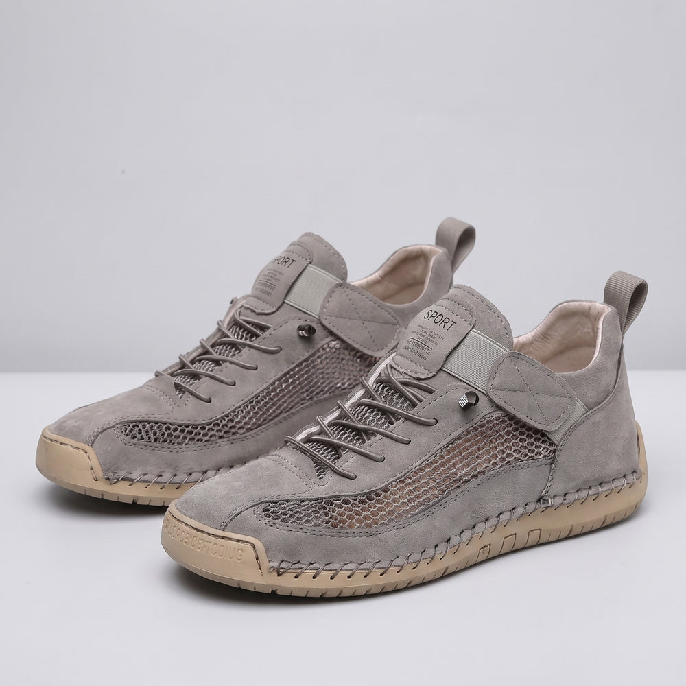 Józefina | Sneakersy z siateczką na rzep