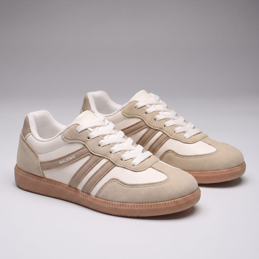 Ludmiła | Sneakersy w stylu retro z paskami