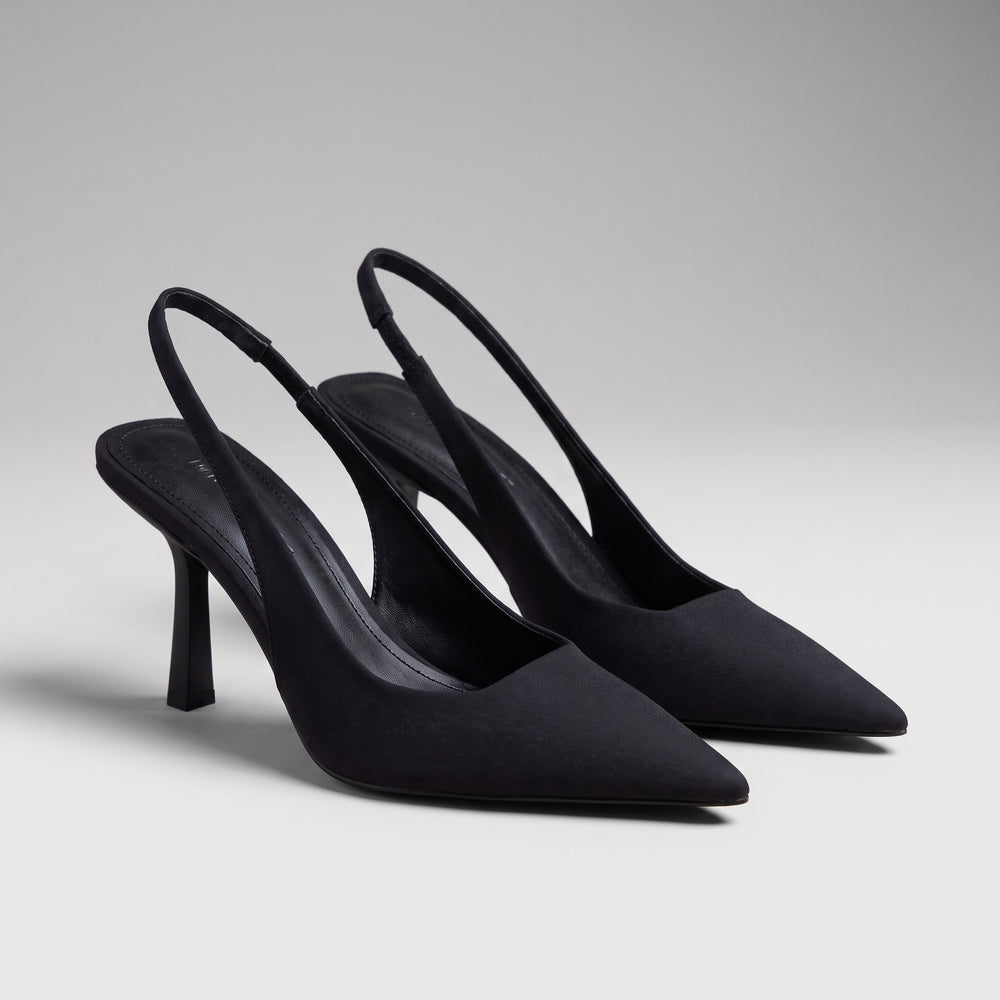 Rozalia | Szpilki slingback z noskiem w szpic